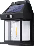 LANTER SOLAR B NW Kinkiet LED elewacyjny SOLAR z czujnikiem ruchu PIR