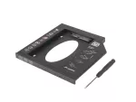 ADAPTER HDD RAMKA 5.25"->2.5" SLIM 9.5MM ( HDD W MIEJSCE CD/DVD W LAPTOPIE) LANBERG