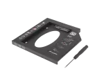 ADAPTER HDD RAMKA 5.25"->2.5" SLIM 9.5MM ( HDD W MIEJSCE CD/DVD W LAPTOPIE) LANBERG