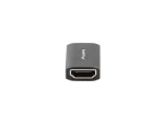 ADAPTER HDMI(F)->HDMI(F) 8K BECZKA SREBRNA ALUMINIUM LANBERG