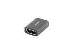 ADAPTER HDMI(F)->HDMI(F) 8K BECZKA SREBRNA ALUMINIUM LANBERG
