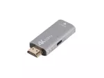 ADAPTER HDMI(M)->DISPLAYPORT(F) 4K SREBRNY LANBERG