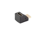 ADAPTER HDMI(M)->HDMI(F) 4K KĄTOWY GÓRA CZARNY LANBERG