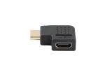 ADAPTER HDMI(M)->HDMI(F) 4K KĄTOWY LEWO CZARNY LANBERG