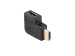 ADAPTER HDMI(M)->HDMI(F) 4K KĄTOWY LEWO CZARNY LANBERG