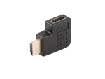 ADAPTER HDMI(M)->HDMI(F) 4K KĄTOWY PRAWO CZARNY LANBERG