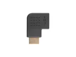 ADAPTER HDMI(M)->HDMI(F) KĄTOWY LEWO CZARNY LANBERG