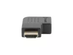 ADAPTER HDMI(M)->HDMI(F) KĄTOWY LEWO CZARNY LANBERG