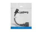 ADAPTER IEC 320 C14(M)->SCHUKO(F) NA KABLU 20CM DO UPS CZARNY LANBERG