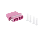 ADAPTER ŚWIATŁOWODOWY MM LC/UPC QUAD OM4 LANBERG