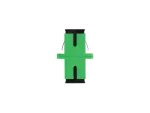 ADAPTER ŚWIATŁOWODOWY SM SC/APC SIMPLEX ZAŚLEPKA CZARNA 25SZT LANBERG