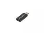 ADAPTER USB-C(F) 2.0->USB MICRO(M) CZARNY LANBERG