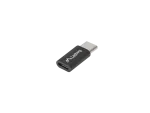 ADAPTER USB-C(M) 2.0->USB MICRO(F) CZARNY LANBERG