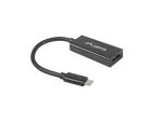 ADAPTER USB-C(M) 3.1->DISPLAYPORT(F) NA KABLU 15CM CZARNY LANBERG