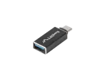 ADAPTER USB-C(M) 3.1->USB-A(F) OTG CZARNY LANBERG