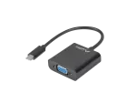 ADAPTER USB-C(M) 3.1->VGA(F) NA KABLU 15CM CZARNY LANBERG