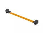 ADAPTER ZŁĄCZKA SIECIOWA PRZELOTKA OKIENNA RJ45 KAT.5E NA KABLU 23CM LANBERG