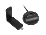 BEZPRZEWODOWA KARTA SIECIOWA WIFI LANBERG NC-3000-WI USB 3.0 AX3000 TRI-BAND 2 WEWNĘTRZNE ANTENY