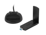 BEZPRZEWODOWA KARTA SIECIOWA WIFI LANBERG NC-3000-WI USB 3.0 AX3000 TRI-BAND 2 WEWNĘTRZNE ANTENY