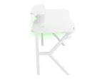 BIURKO GAMINGOWE GENESIS HOLM 320 RGB BIAŁE