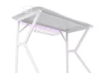 BIURKO GAMINGOWE GENESIS HOLM 320 RGB BIAŁE
