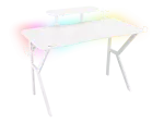 BIURKO GAMINGOWE GENESIS HOLM 320 RGB BIAŁE