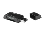 CZYTNIK KART NATEC MINI ANT 3 SDHC MMC M2 MICRO SD USB 2.0 CZARNY