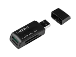CZYTNIK KART NATEC MINI ANT 3 SDHC MMC M2 MICRO SD USB 2.0 CZARNY