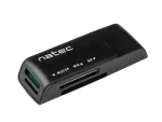 CZYTNIK KART NATEC MINI ANT 3 SDHC MMC M2 MICRO SD USB 2.0 CZARNY