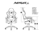 FOTEL GAMINGOWY FURY AVENGER L CZARNO-BIAŁY