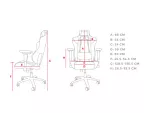 FOTEL GAMINGOWY GENESIS NITRO 770 CZARNO-CZERWONY (SX77)