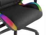 FOTEL GAMINGOWY GENESIS TRIT 500 RGB PODŚWIETLENIE CZARNY