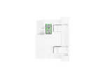 GNIAZDO 45X45 230V ŁADOWARKA 2X USB-A 2.1A BIAŁE LANBERG