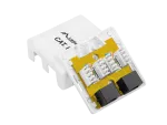 GNIAZDO NATYNKOWE KAT.6 2X RJ45 BIAŁE LANBERG