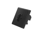GNIAZDO PODTYNKOWE 230V POJEDYNCZE + 2X USB 2.1A SCHUKO CZARNE LANBERG