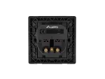 GNIAZDO PODTYNKOWE 230V POJEDYNCZE + 2X USB 2.1A SCHUKO CZARNE LANBERG