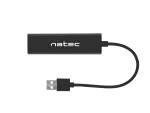 HUB USB 2.0 NATEC DRAGONFLY 3-PORTY + RJ45