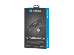 HUB USB 2.0 NATEC DRAGONFLY 3-PORTY + RJ45