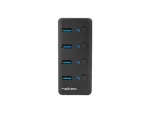 HUB USB 3.0 NATEC MANTIS 2 4-PORTY Z WŁĄCZNIKIEM+ZASILACZ