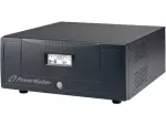 INVERTER POWERWALKER 1200VA ŁADOWARKA 20A, CZYSTA FALA SINUSOIDALNA (BEZ AKUMULATORÓW) SCHUKO