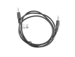 KABEL AUDIO MINIJACK 3.5MM M/M 3 PIN 1.2M CZARNY LANBERG
