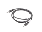 KABEL AUDIO MINIJACK 3.5MM M/M 3 PIN 2M CZARNY LANBERG