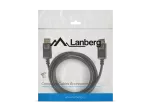 KABEL DISPLAYPORT M/M 19 PIN V1.2 1.8M 4K CZARNY LANBERG
