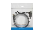 KABEL DISPLAYPORT M/M 19 PIN V1.2 1M 4K CZARNY LANBERG