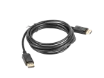 KABEL DISPLAYPORT M/M 19 PIN V1.2 3M 4K CZARNY LANBERG