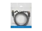 KABEL DISPLAYPORT M/M 19 PIN V1.2 3M 4K CZARNY LANBERG