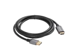 KABEL DISPLAYPORT(M) ->HDMI(M) 1.8M 4K CZARNO-SREBRNY LANBERG