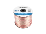 KABEL GŁOŚNIKOWY 2X1.0MM2 100M PRZEZROCZYSTY LANBERG