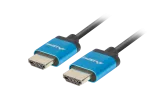 KABEL HDMI M/M V2.0 0.5M 4K CZARNY SLIM LANBERG