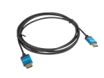 KABEL HDMI M/M V2.0 1M 4K CZARNY SLIM LANBERG